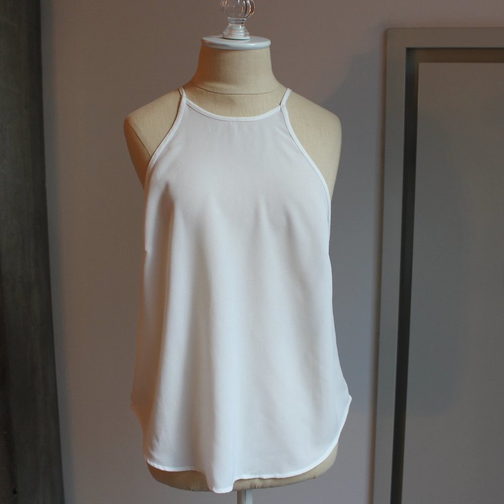 Abercrombie & Fitch Simple Ivory Tank Top